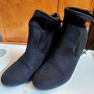 Black ankle boots